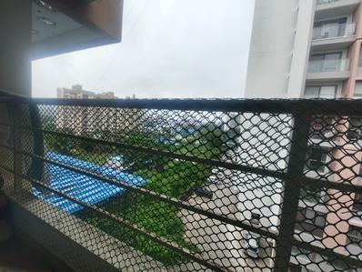 Balcony Image of 650 Sq.ft 1 BHK Apartment / Flat for rent in Kiwale Pune for Rs. 15500