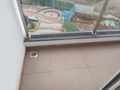 Balcony Image of 1200 Sq.ft 3 BHK Apartment / Flat for rent in Runwal The Central Park, Chinchwad Pune for Rs. 43500