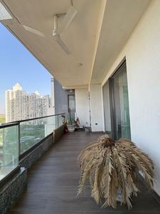Balcony Image of 2980 Sq.ft 4 BHK Apartment / Flat for rent in Gulshan Dynasty, Sector 144 Noida for Rs. 230000