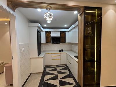 Kitchen Image of 810 Sq.ft 3 BHK Apartment / Flat for sale in Dwarka Mor New Delhi for Rs. 8000000