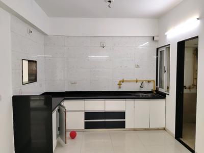 Kitchen Image of 1557 Sq.ft 3 BHK Apartment / Flat for rent in Festival Residency 2, Vaishno Devi Circle Ahmedabad for Rs. 23000