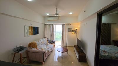Living Room Image of 639 Sq.ft 1 BHK Apartment / Flat for rent in Lodha Belmondo, Gahunje Pune for Rs. 40000