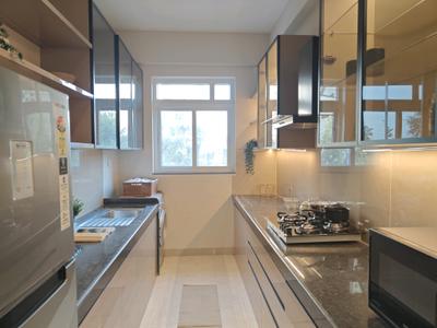 Kitchen Image of 1050 Sq.ft 3 BHK Apartment / Flat for rent in Purva Clermont, Chembur Mumbai for Rs. 140000