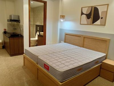 Bedroom Image of 610 Sq.ft 1 RK Studio for rent in South City Floors 1, Sector 41 Gurgaon for Rs. 42000