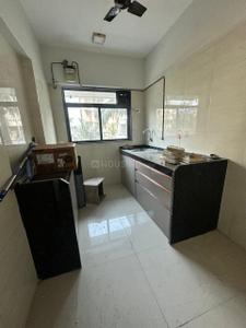 Kitchen Image of 670 Sq.ft 2 BHK Apartment / Flat for rent in Mulund East Mumbai for Rs. 45000