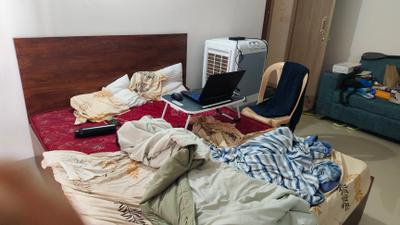 Bedroom Image of 320 Sq.ft 1 RK Apartment / Flat for rent in Nyati Elysia, Kharadi Pune for Rs. 24000
