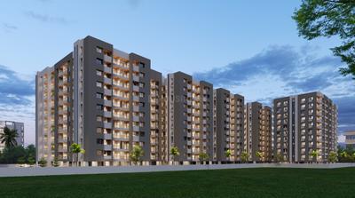 Image of 978 Sq.ft 2 BHK Apartment / Flat for sale in Ritzz City, Lohegaon, Pune for Rs. 7600000