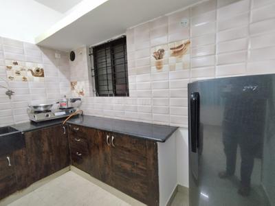 Kitchen Image of 550 Sq.ft 1 BHK Builder Floor for rent in Marathahalli Bengaluru for Rs. 18000