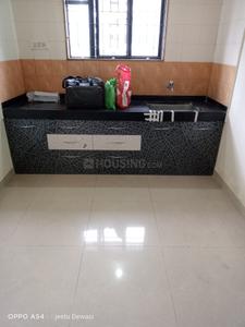 Kitchen Image of 600 Sq.ft 1 BHK Apartment / Flat for rent in Magarpatta Heliconia, Hadapsar Pune for Rs. 24000