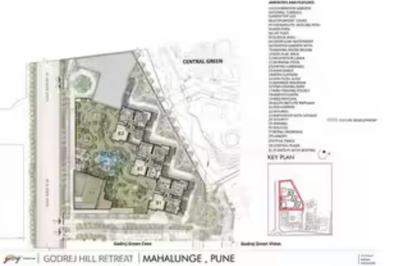 Image of 940 Sq.ft 2 BHK Apartment / Flat for sale in Godrej Hill Retreat, Mahalunge, Pune for Rs. 10000000
