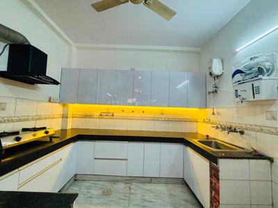 Kitchen Image of 1000 Sq.ft 2 BHK Builder Floor for rent in Malviya Nagar New Delhi for Rs. 65000
