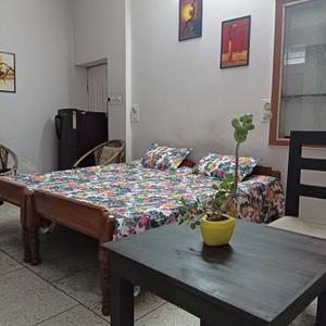 Bedroom Image of 215 Sq.ft 1 RK Studio for rent in Malviya Nagar Jaipur for Rs. 16000
