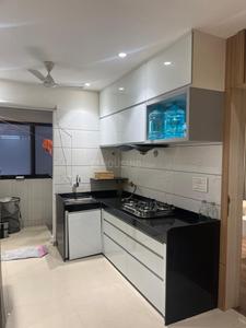 Kitchen Image of 1982 Sq.ft 3 BHK Apartment / Flat for rent in Avadh Carolina, Dumas Surat for Rs. 50000