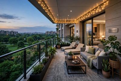 Balcony Image of 1937 Sq.ft 3.5 BHK Apartment / Flat for sale in Hero Leafsong Retreat, Sector MU Greater Noida for Rs. 21310780