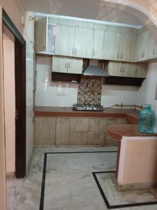 Kitchen Image of 600 Sq.ft 1.5 BHK Builder Floor for sale in Dilshad Garden New Delhi for Rs. 6500000