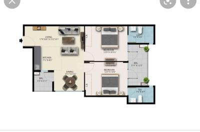 Image of 820 Sq.ft 3 BHK Apartment / Flat for sale in Suncity Avenue 76, Sector 76, Gurgaon for Rs. 8760000