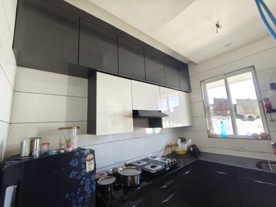 Kitchen Image of 800 Sq.ft 3 BHK Apartment / Flat for sale in VCG Vrindavan City, Mavdi Rajkot for Rs. 5700000