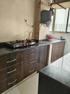 Kitchen Image of 1006 Sq.ft 2 BHK Apartment / Flat for rent in Vaishno Devi Circle Ahmedabad for Rs. 25000