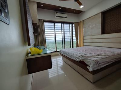 Bedroom Image of 1555 Sq.ft 3 BHK Apartment / Flat for rent in B and M Millennium Avanish, Airoli Navi Mumbai for Rs. 80000