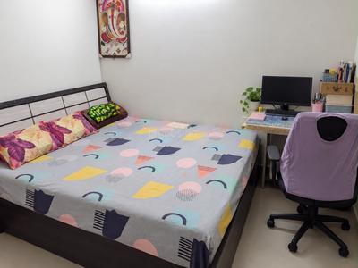 Bedroom Image of 758 Sq.ft 2 BHK Apartment / Flat for rent in Bhalchandra Upvan, Punawale Pune for Rs. 24000