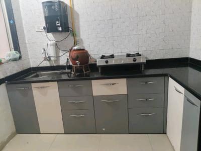 Kitchen Image of 2540 Sq.ft 3 BHK Apartment / Flat for rent in Dharti Madhuvan 54, Shilaj Ahmedabad for Rs. 60000