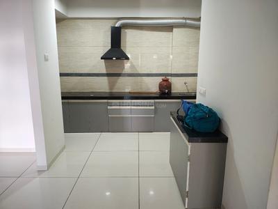 Kitchen Image of 700 Sq.ft 2 BHK Apartment / Flat for rent in Uma Silver Oak, Harni Vadodara for Rs. 18000