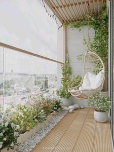 Balcony Image of 1090 Sq.ft 2 BHK Apartment / Flat for sale in Indresham Sangareddy for Rs. 4300000