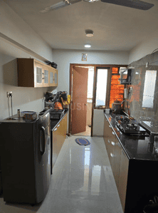 Kitchen Image of 1600 Sq.ft 2 BHK Apartment / Flat for sale in Dev Aalay, Sargasan Gandhinagar for Rs. 7500000