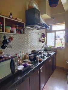 Kitchen Image of 1200 Sq.ft 3 BHK Apartment / Flat for sale in Symphony Towers, Sarsuna Kolkata for Rs. 6500000