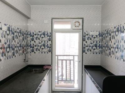 Kitchen Image of 589 Sq.ft 1 BHK Apartment / Flat for rent in Raunak Bliss Phase A, Kasarvadavali Thane for Rs. 23655