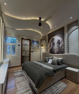 Bedroom Image of 3000 Sq.ft 3 BHK Apartment / Flat for rent in Green Lotus Saksham, Nabha Zirakpur for Rs. 24000