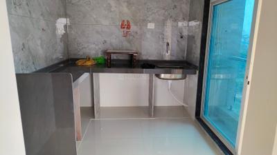 Kitchen Image of 1100 Sq.ft 2 BHK Apartment / Flat for rent in Bhaveshwar Aqua 2, Kalamboli Navi Mumbai for Rs. 28000