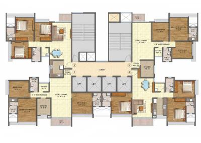 Image of 565 Sq.ft 1.5 BHK Apartment / Flat for sale in Runwal Forest Tower 1 To 4, Kanjurmarg West, Mumbai for Rs. 10500000