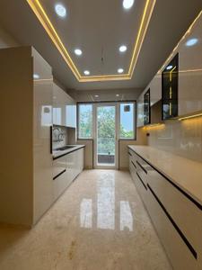 Kitchen Image of 1300 Sq.ft 3 BHK Builder Floor for rent in Ramesh Nagar New Delhi for Rs. 55000