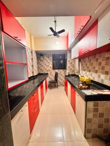 Kitchen Image of 705 Sq.ft 1 BHK Apartment / Flat for sale in Bhumiraj Meadows, Airoli Navi Mumbai for Rs. 9600000