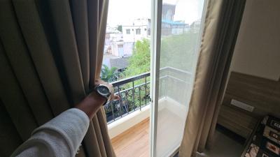 Balcony Image of 650 Sq.ft 1 BHK Apartment / Flat for rent in Saket Nagar Indore for Rs. 21000