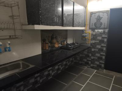 Kitchen Image of 450 Sq.ft 1 RK Independent House for rent in Muradnagar Ghaziabad for Rs. 5500