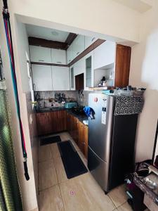 Kitchen Image of 530 Sq.ft 1 BHK Apartment / Flat for rent in Gaurs 14th Avenue, Noida Extension Greater Noida for Rs. 23000