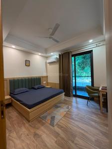 Bedroom Image of 630 Sq.ft 1 BHK Independent House for rent in Sector 46 Gurgaon for Rs. 40000