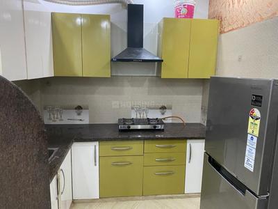 Kitchen Image of 550 Sq.ft 1.5 BHK Apartment / Flat for rent in Tri Nagar New Delhi for Rs. 20000