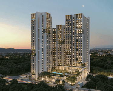 Image of 1070 Sq.ft 3 BHK Apartment / Flat for sale in Rohan Adira, Thane West, Thane for Rs. 15550000
