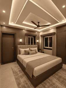 Bedroom Image of 405 Sq.ft 1 BHK Apartment / Flat for sale in Sundarpada Bhubaneswar for Rs. 4300000