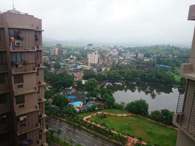 Balcony Image of 615 Sq.ft 1 BHK Apartment / Flat for sale in Terraform Everest Marigold, Kasarvadavali Thane for Rs. 5499999