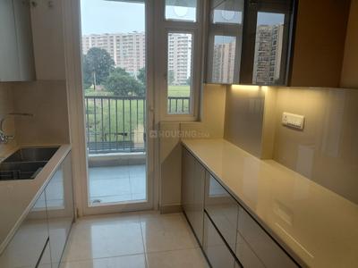 Kitchen Image of 1900 Sq.ft 3 BHK Apartment / Flat for sale in Krishna Atlantis Grand, Bhabat Zirakpur for Rs. 14440000