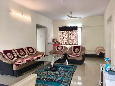 Living Room Image of 1650 Sq.ft 3 BHK Apartment / Flat for rent in Spine Road Pune for Rs. 40000