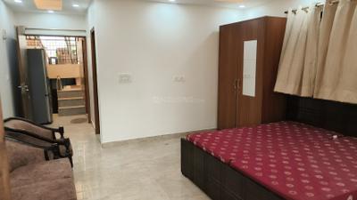 Bedroom Image of 600 Sq.ft 1 RK Builder Floor for rent in Malviya Nagar New Delhi for Rs. 29000
