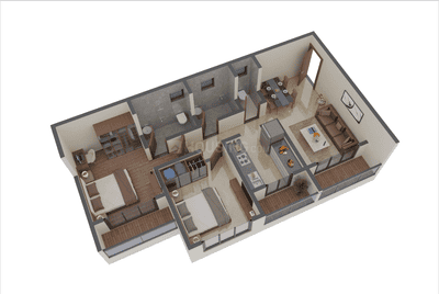 Image of 950 Sq.ft 2 BHK Apartment / Flat for sale in Prithvi Anand Kuber Complex Phase 2, Palghar, Mumbai for Rs. 3537800