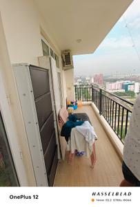 Balcony Image of 1900 Sq.ft 3 BHK Apartment / Flat for rent in Omaxe The Palace, Gomti Nagar Lucknow for Rs. 50000