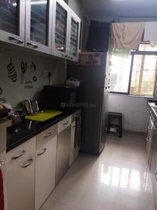 Kitchen Image of 800 Sq.ft 1 BHK Apartment / Flat for rent in Hari Om Nagar Thane for Rs. 30000