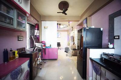 Kitchen Image of 1080 Sq.ft 2 BHK Apartment / Flat for sale in Vastral Ahmedabad for Rs. 4000000